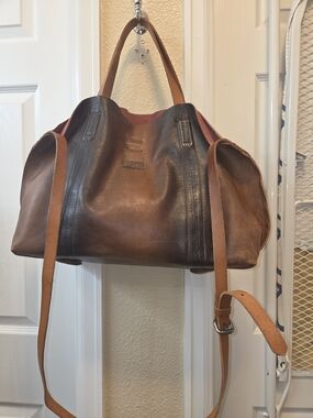 Bed Stu Brown Leather Del Ray Tote